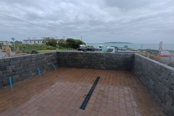 Our block pavers working in Mountmellick